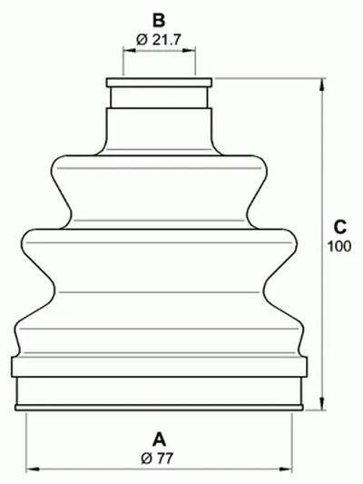 Комплект пылника, приводной вал SPIN OPEN PARTS купить