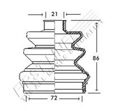 Пыльник, приводной вал FIRST LINE купить