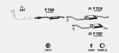 Система выпуска ОГ FENNO купить