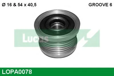 Механизм свободного хода генератора LUCAS ENGINE DRIVE купить