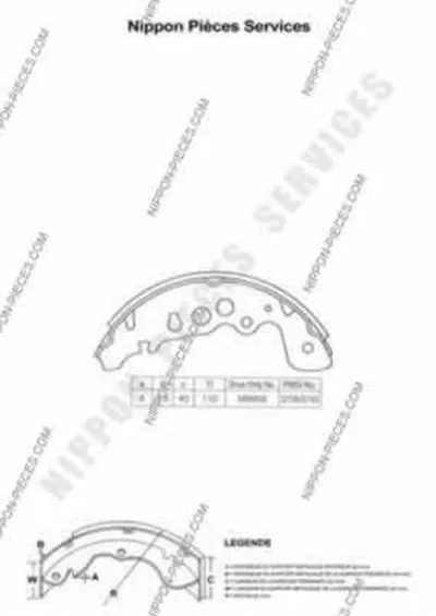 Комплект тормозных колодок NPS купить