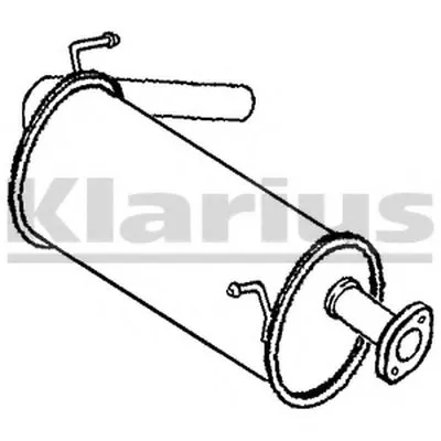 Глушитель выхлопных газов конечный KLARIUS купить