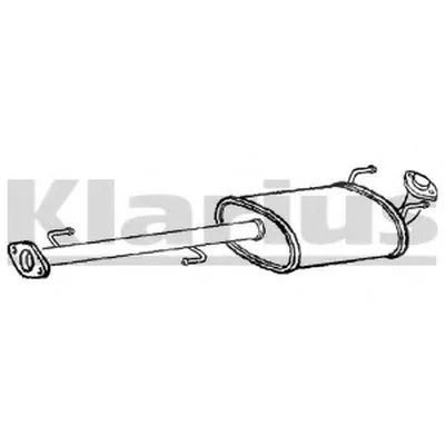 Средний глушитель выхлопных газов KLARIUS купить