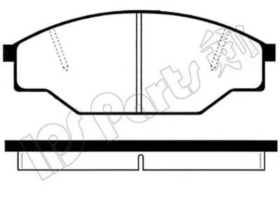 Комплект тормозных колодок, дисковый тормоз IPS Parts IPS Parts купить