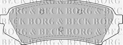 Комплект тормозных колодок, дисковый тормоз BORG & BECK купить