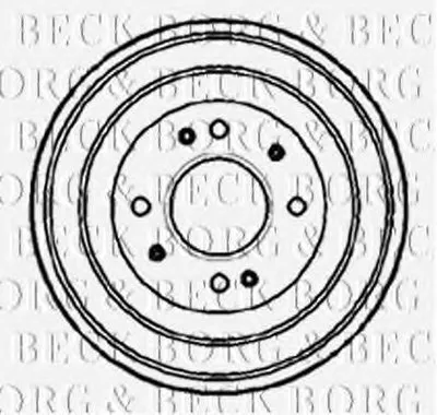 Тормозной барабан BORG & BECK купить