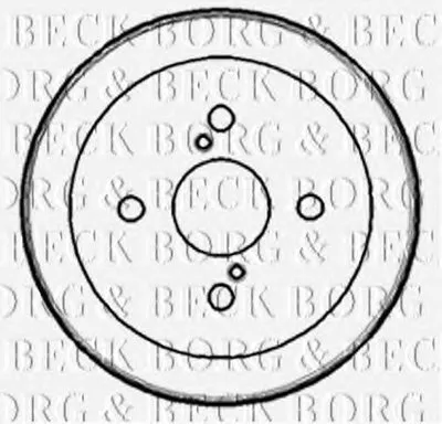 Тормозной барабан BORG & BECK купить