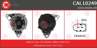 Генератор GENUINE SERIES CASCO купить