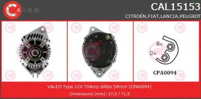 Генератор BRAND NEW SERIES CASCO купить