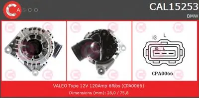 Генератор BRAND NEW SERIES CASCO купить