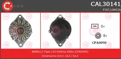 Генератор REMANUFACTURED SERIES CASCO купить