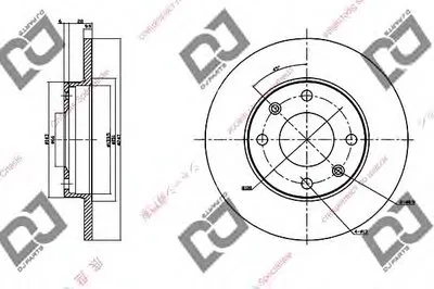 Тормозной диск DJ PARTS купить
