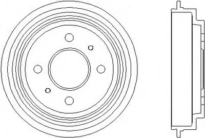Тормозной барабан HELLA PAGID купить