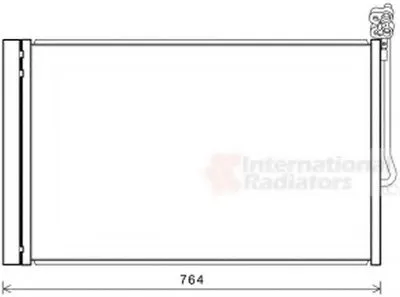 Конденсатор, кондиционер VAN WEZEL купить