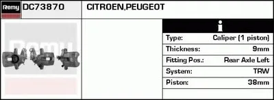 Тормозной суппорт Remanufactured REMY (Multiline) DELCO REMY купить