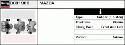 Тормозной суппорт Remanufactured REMY (Multiline) DELCO REMY купить