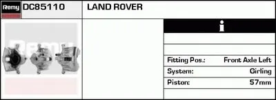 Тормозной суппорт Remanufactured REMY (Multiline) DELCO REMY купить