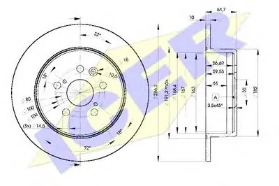 Тормозной диск ICER купить