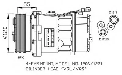 Компрессор, кондиционер NRF купить