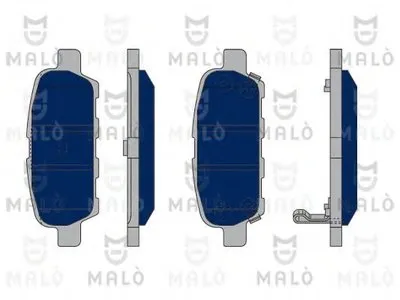 Комплект тормозных колодок, дисковый тормоз MALÒ купить