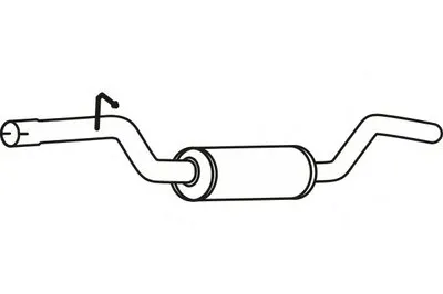 Средний глушитель выхлопных газов FENNO купить