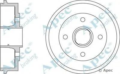 Тормозной барабан APEC braking купить