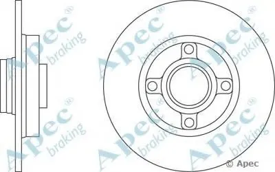 Тормозной диск APEC braking купить