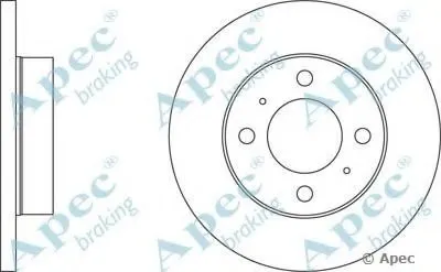 Тормозной диск APEC braking купить