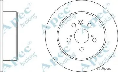 Тормозной диск APEC braking купить