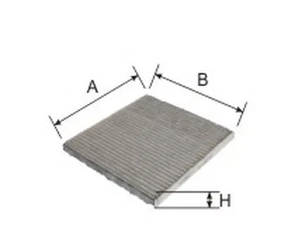 Фильтр, воздух во внутренном пространстве Cabin filter (Charcoal) for HYUNDAI/KIA GOODWILL купить
