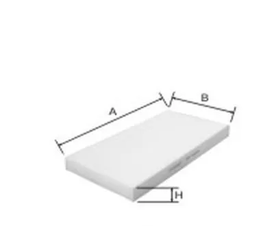Фильтр, воздух во внутренном пространстве Cabin filter (Standart) for OPEL/CADILLAC/FIAT/SAAB GOODWILL купить