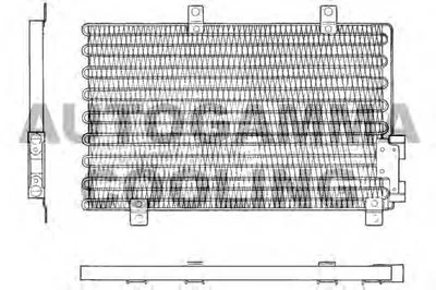 Конденсатор, кондиционер AUTOGAMMA купить