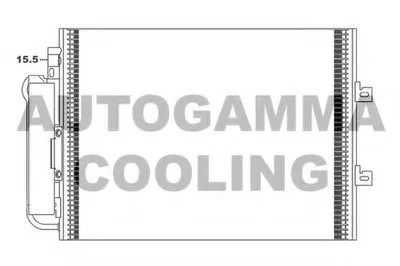 Конденсатор, кондиционер AUTOGAMMA купить