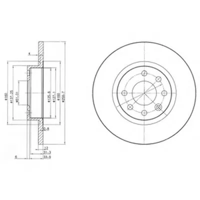 Тормозной диск DELPHI купить