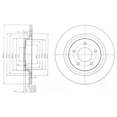 Тормозной диск DELPHI купить