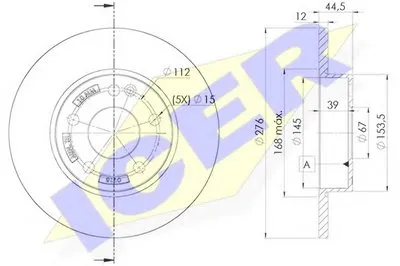 Тормозной диск ICER купить