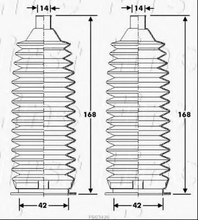 Пыльник, рулевое управление FIRST LINE купить