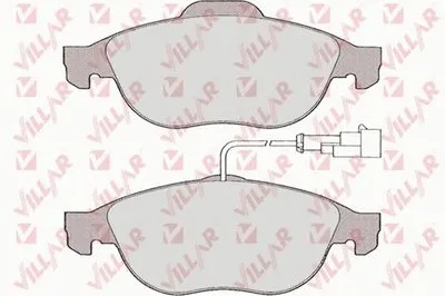 Комплект тормозных колодок, дисковый тормоз VILLAR купить