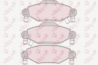 Комплект тормозных колодок, дисковый тормоз VILLAR купить
