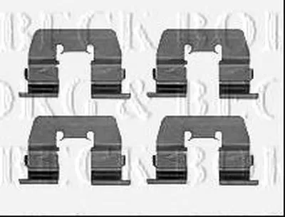 Комплектующие, колодки дискового тормоза BORG & BECK купить