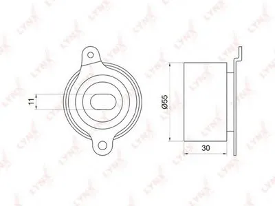 Натяжной ролик, ремень ГРМ LYNXauto купить
