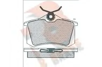 Комплект тормозных колодок, дисковый тормоз R BRAKE купить