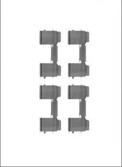 Комплектующие, колодки дискового тормоза MOTAQUIP купить