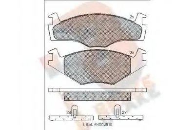 Комплект тормозных колодок, дисковый тормоз R BRAKE купить