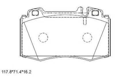 Комплект тормозных колодок, дисковый тормоз ASIMCO купить