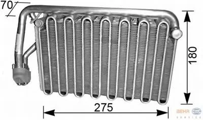 Испаритель, кондиционер BEHR HELLA SERVICE HELLA купить