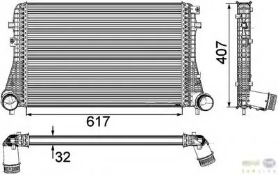 Интеркулер BEHR HELLA SERVICE HELLA купить