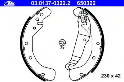 Комплект тормозных колодок ATE купить