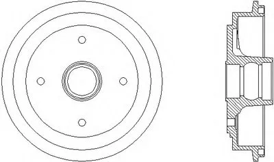 Тормозной барабан HELLA PAGID купить