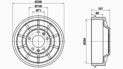Тормозной барабан TEXTAR купить
